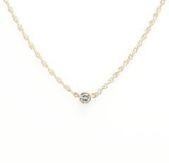 Diamond Necklace with Gold Chain