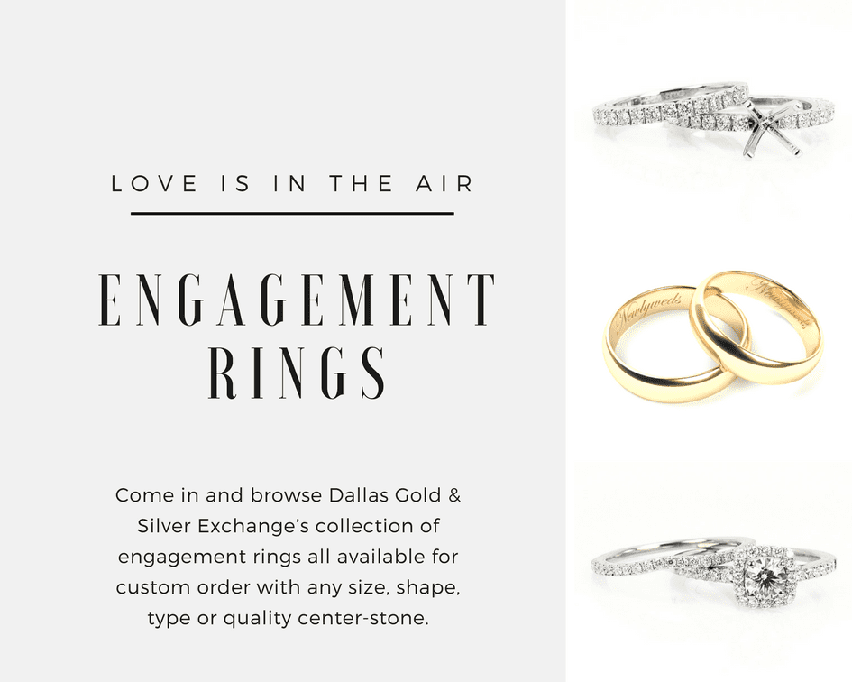 Silver and Gold Engagement Ring Bands