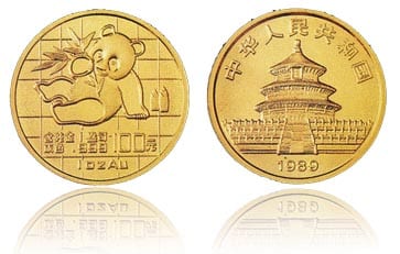 Gold Chines Panda Bullion Coin