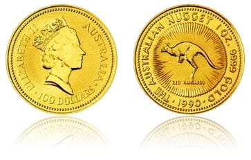 Gold Australian Kangaroo Bullion Coin