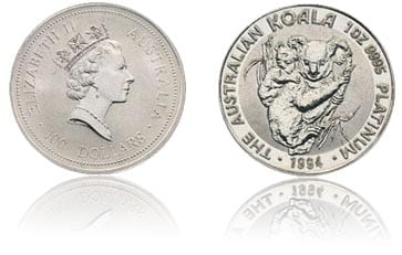 Platinum Australian Koala Coin