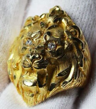 Elivs Presly Gold Ring
