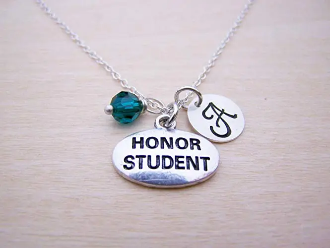 Silver Honor Student Necklace