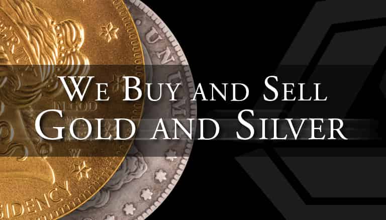 Silver and Gold Bullion Coins Banner