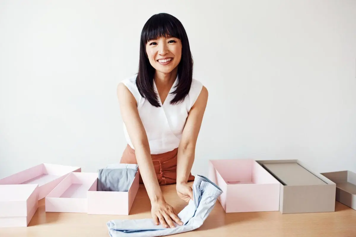 Marie Kondo Folding Clothes