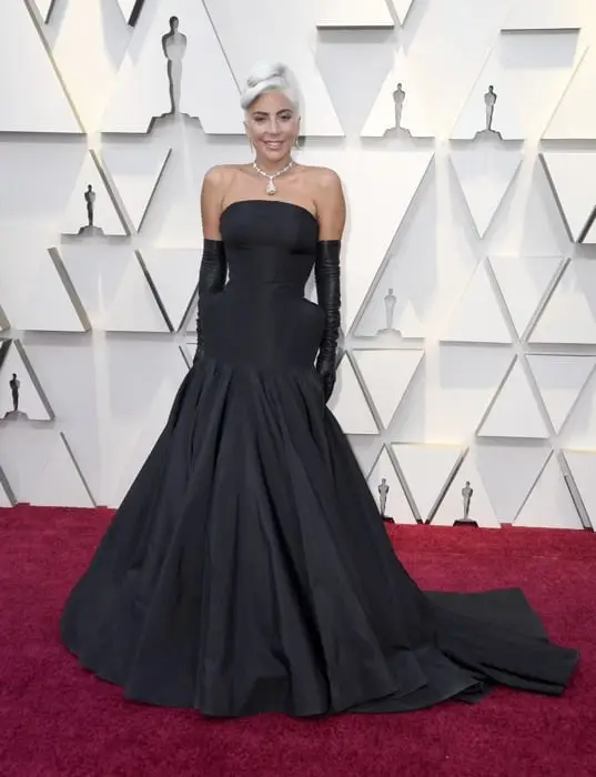 Lady Gaga in Black Dress
