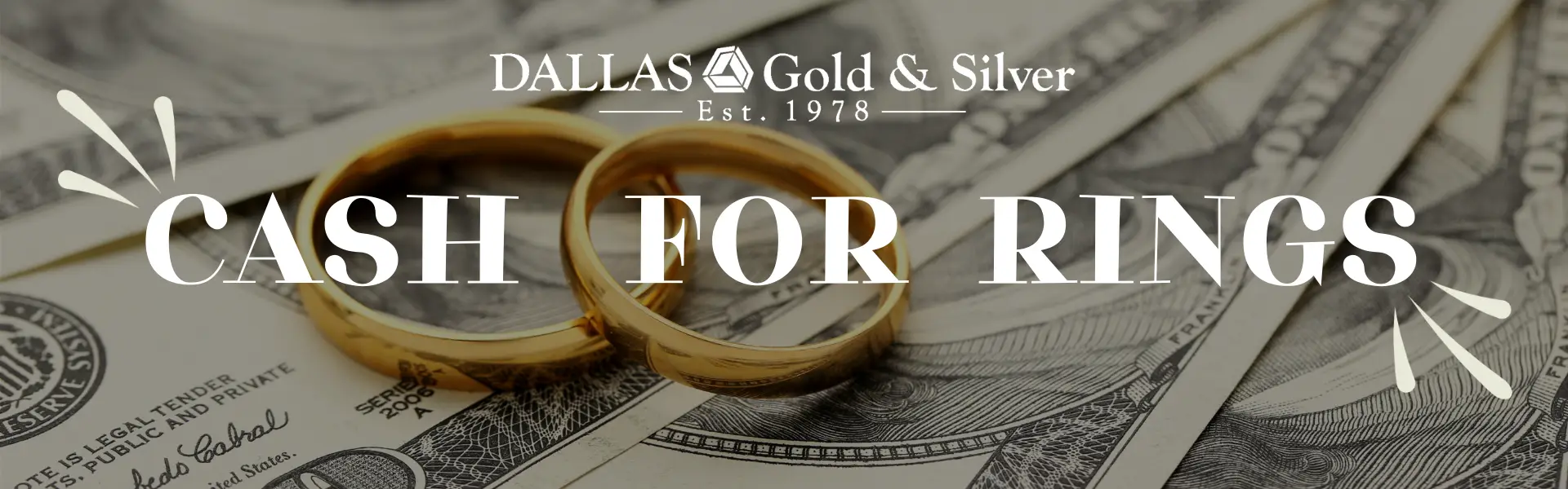 We Buy Rings Landing Page Banner