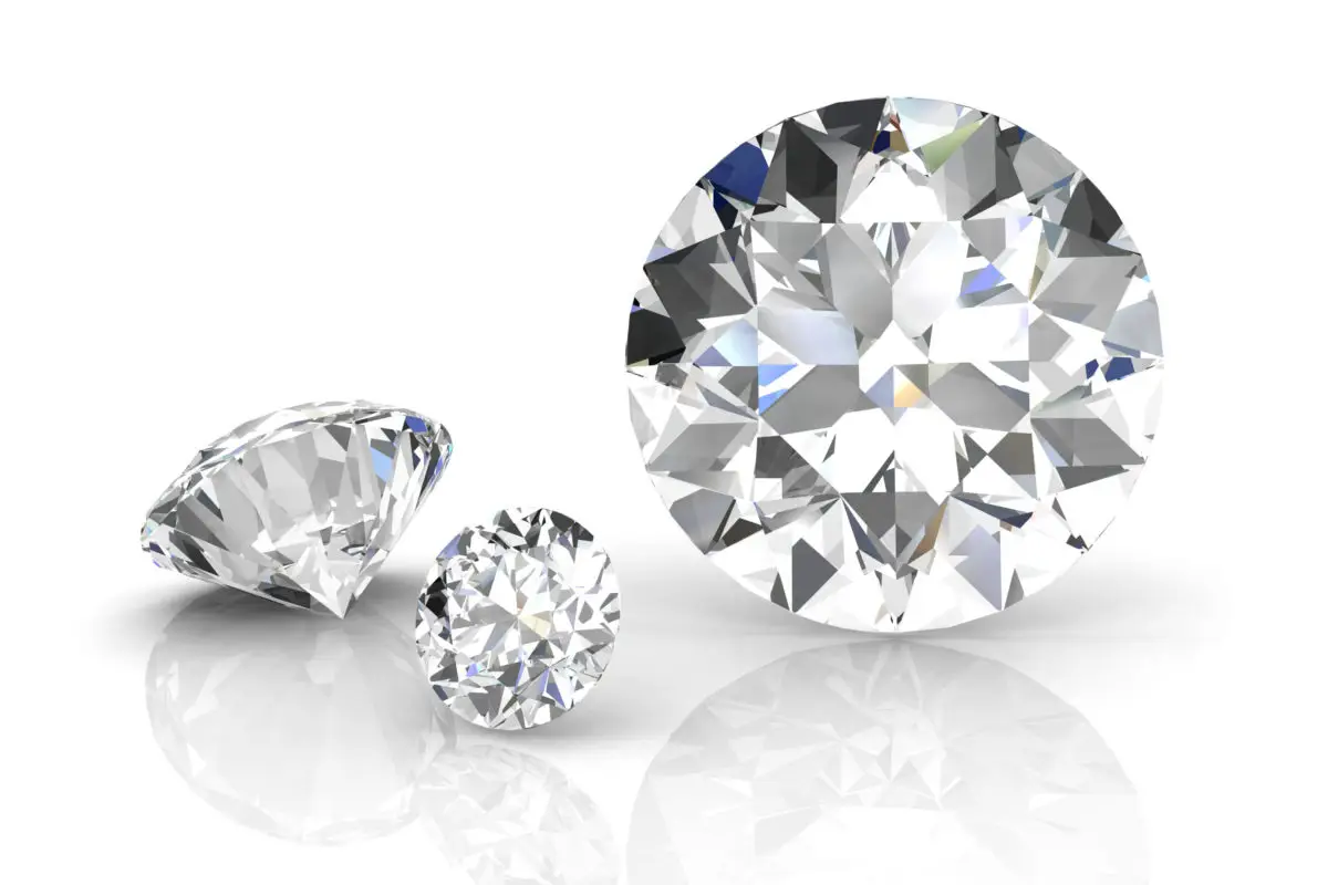 The April birthstone, the diamond.