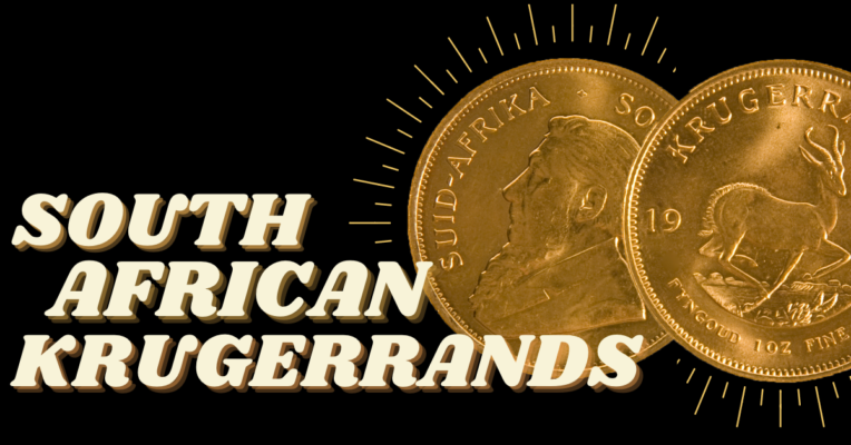 South African Krugerrand coins